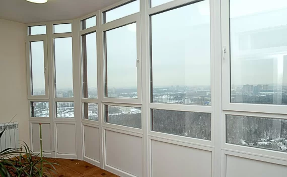 Панорамное остекление лоджии окнами VEKA Панорамное остекление лоджии окнами VEKA